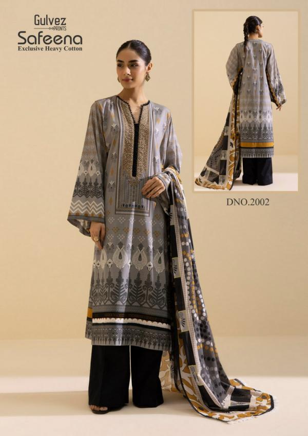 Gulvez Safeena vol-1 Heavy Cotton Cambric Dress Material